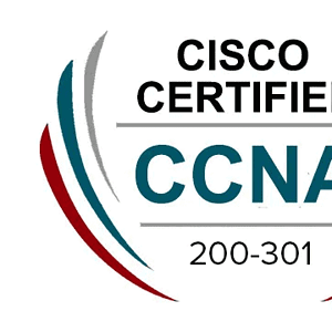 Networking certification badge for Cisco CCNA professionals.
