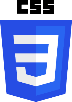 Modern CSS3 logo representing web design and development skills.