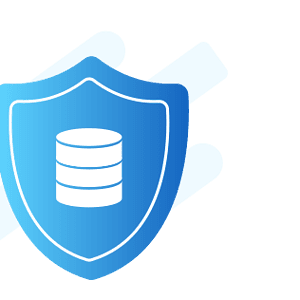 Digital shield representing cybersecurity and data protection measures.